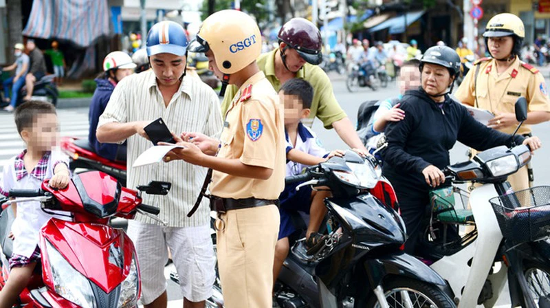 Luật giao thông mới đối với xe máy