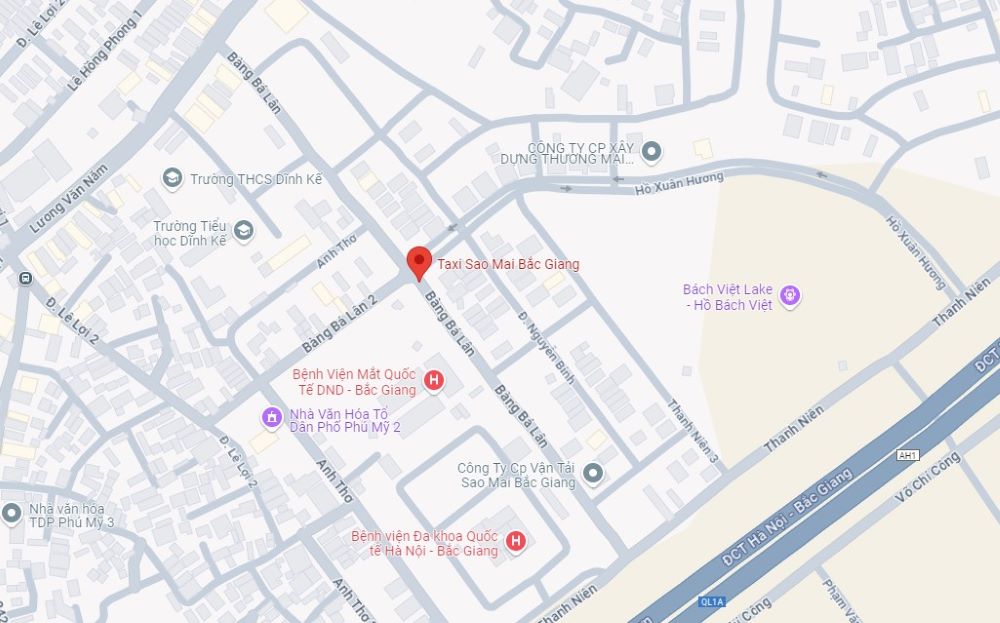 Địa chỉ hãng Taxi Sao Mai tại Bắc Giang