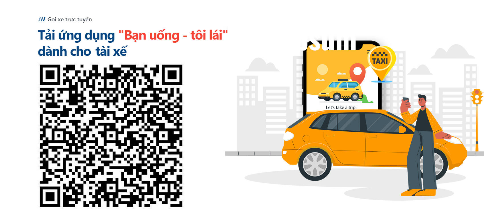 App đặt tài xế tiện lợi, dễ sử dụng